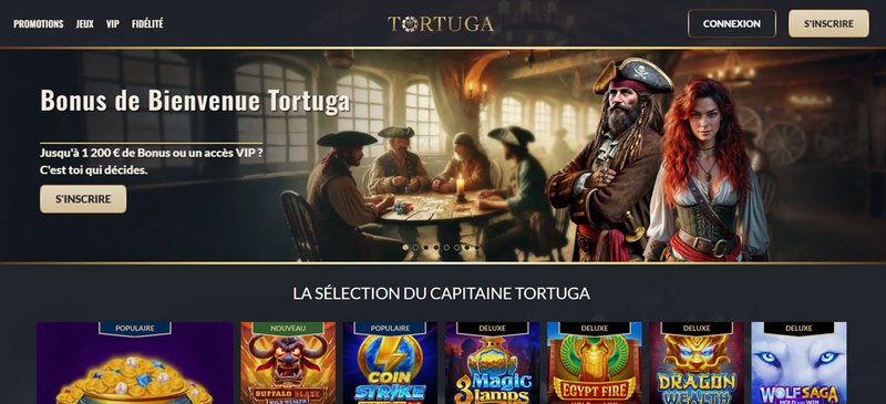 Découvrez les avantages de Tortuga Casino en Ligne en France à France